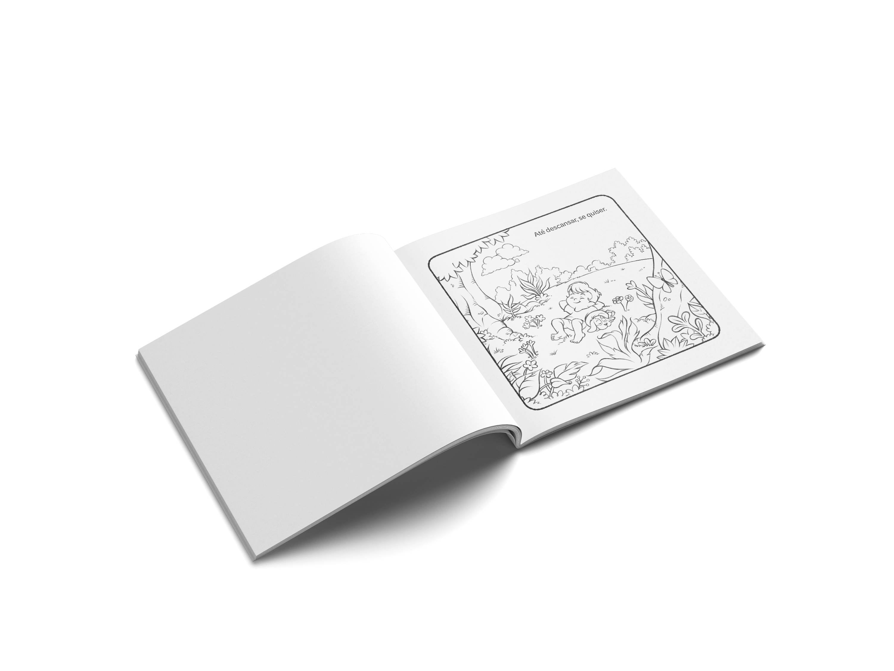 Página interna para colorir do livro Bichinho da Ansiedade