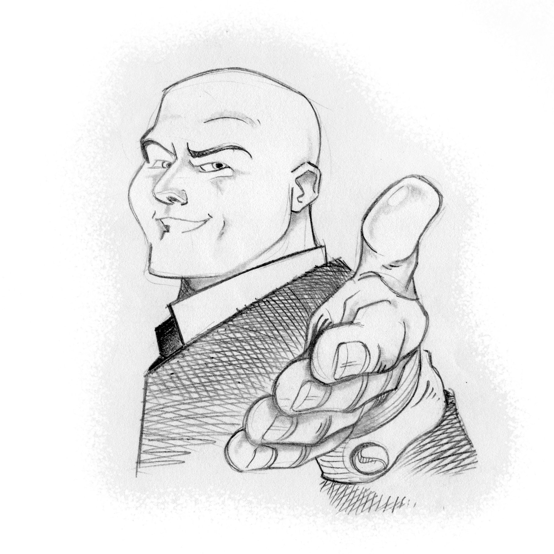 Ilustração de personagem, trabalho três