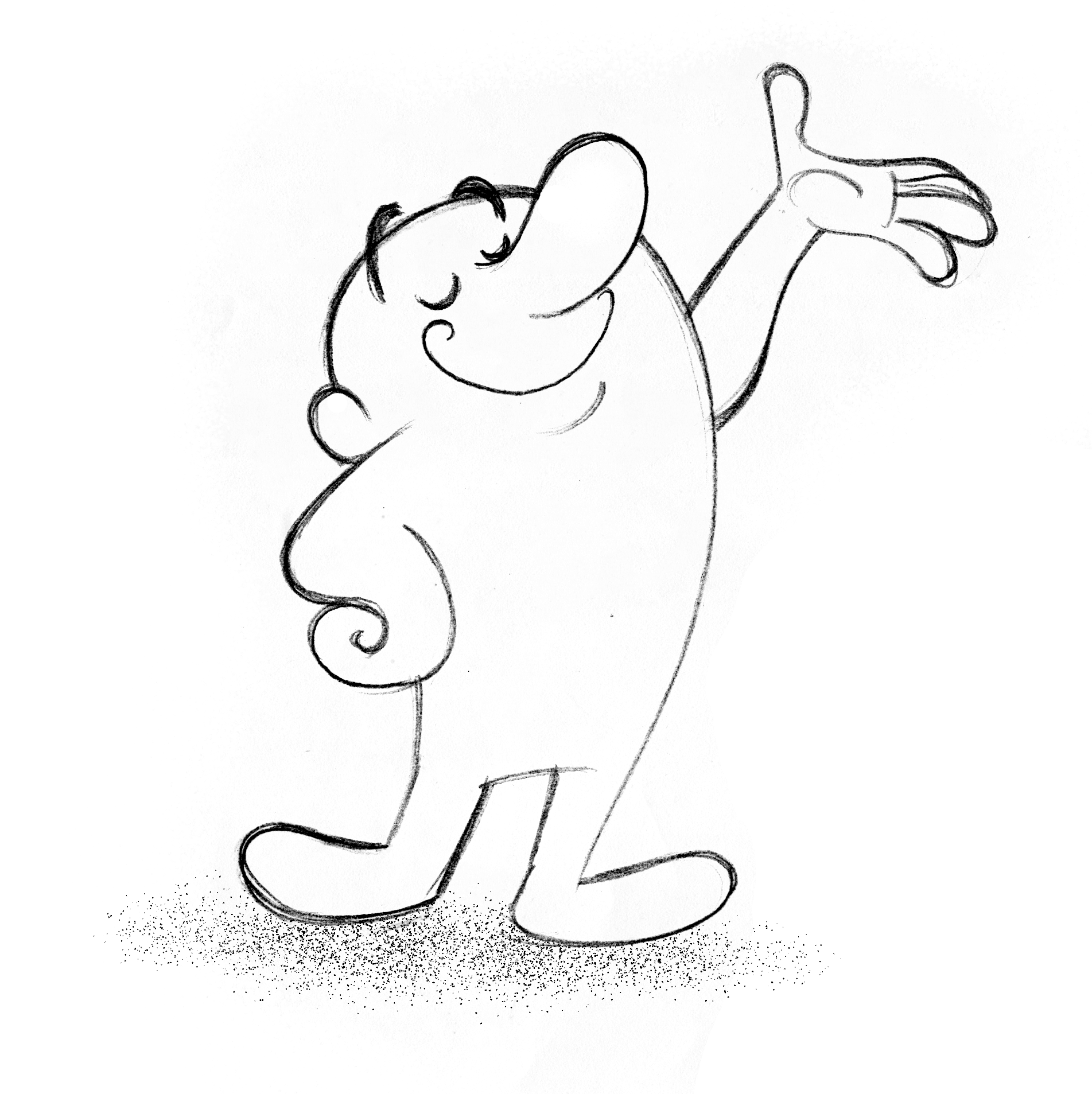 Ilustração de personagem, versão A