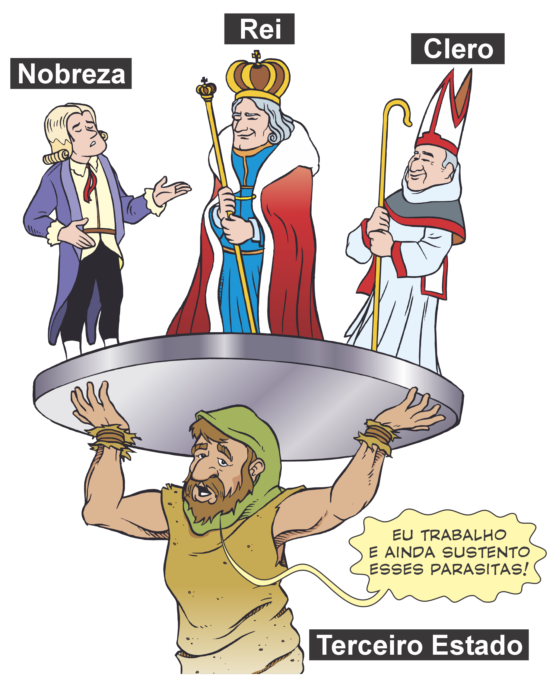 Ilustração vertical, trabalho doze