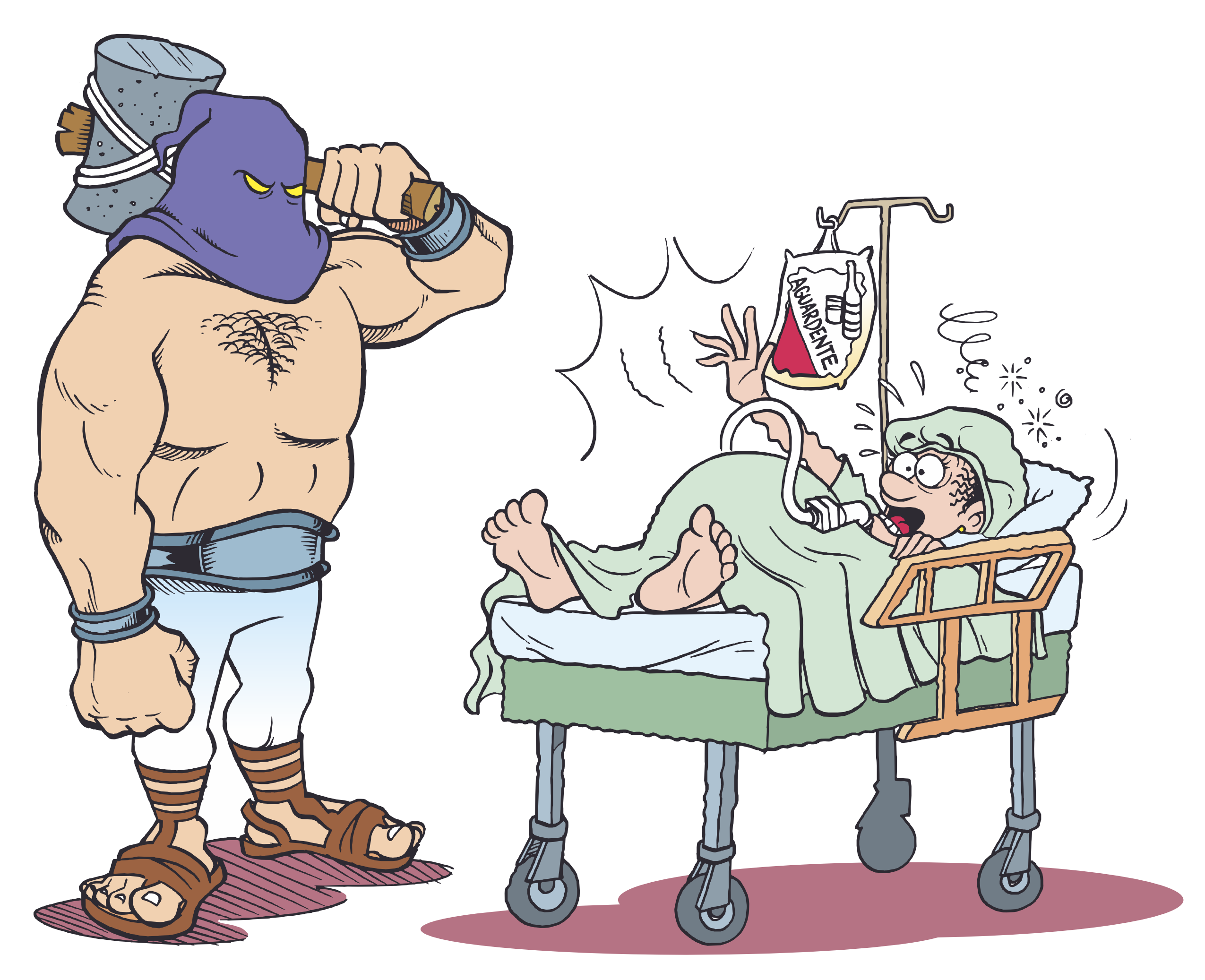 Ilustração de personagem, trabalho dezenove
