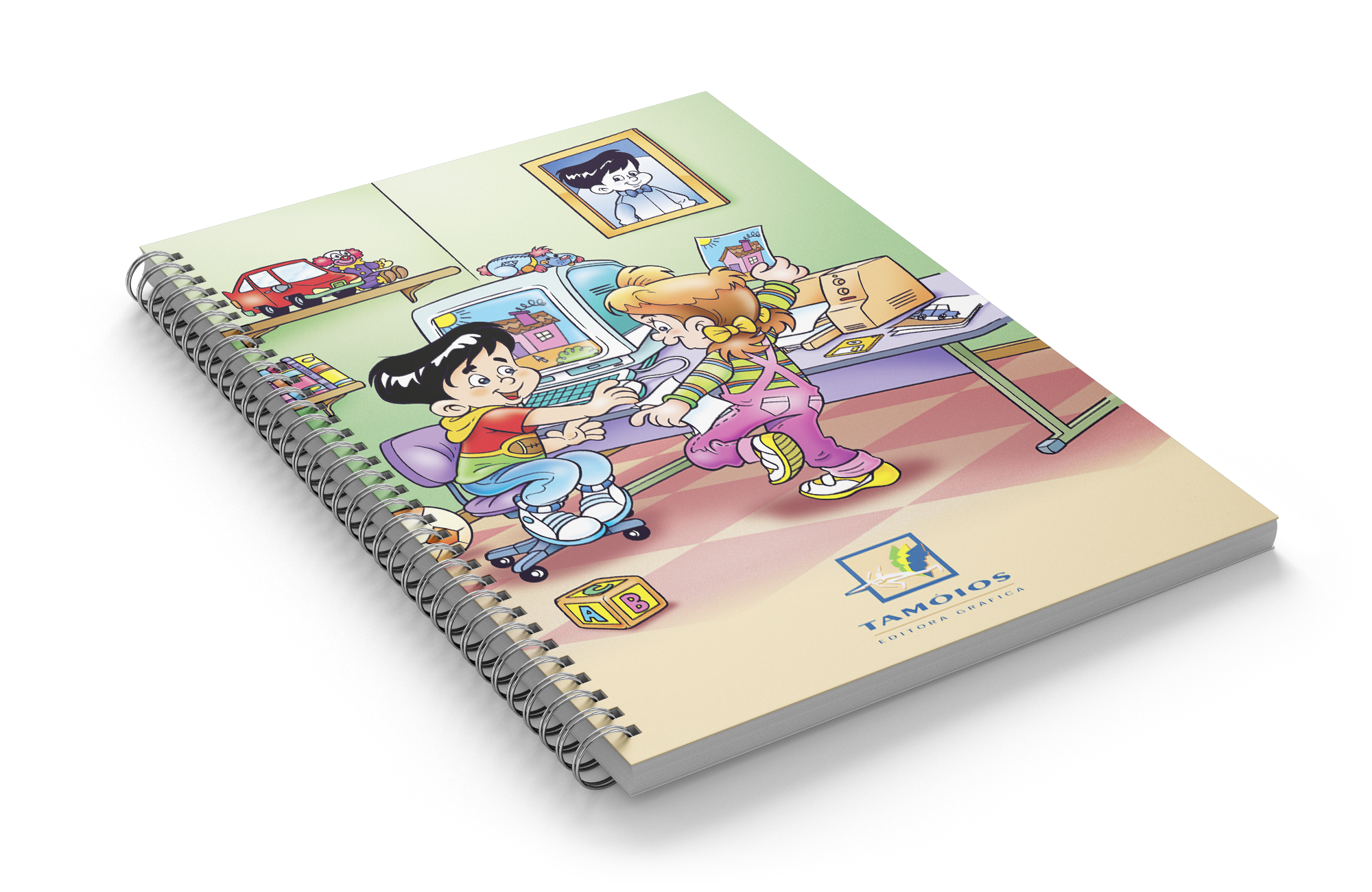 Ilustração para agenda, cena dois
